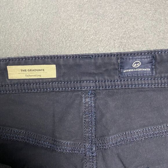 AG Adriano Goldschmied Jeans Men's 36x32.5 Navy Blue Tailored Leg Graduate Retro - Picture 9 of 14